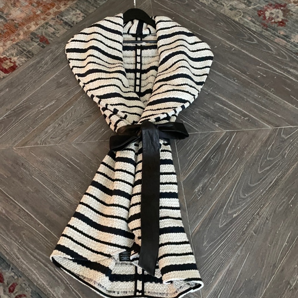 Alice and Olivia Knit Long Vest